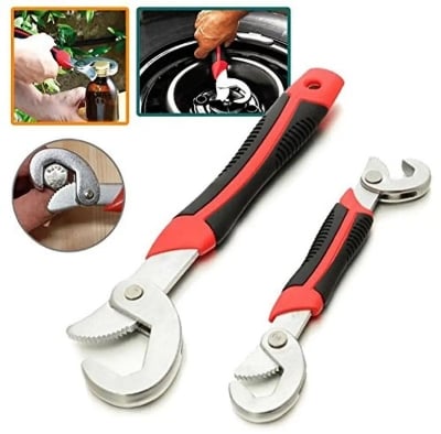Picture of All in One Multipurpose Auto Adjustable Universal Quick Snap n Grip Wrench Spanner Set Tools,, - Multicolor - Int: One size