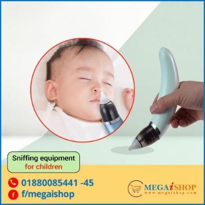 Picture of Baby Nasal Aspirator Electric Nose Cleaner Sniffing Equipment for Children Clear stuffy noses Quickly & Gently - Multicolor - Int: One size
