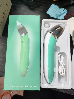 Picture of Baby Nasal Aspirator Electric Nose Cleaner Sniffing Equipment for Children Clear stuffy noses Quickly & Gently - Multicolor - Int: One size