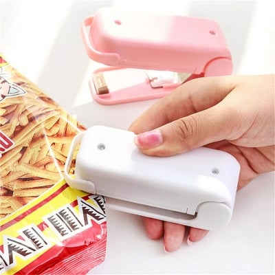 Picture of Portable Sealer Package Mini Sealing Machine Food Snack Clip Heat Sealer Dounp - Int: One size