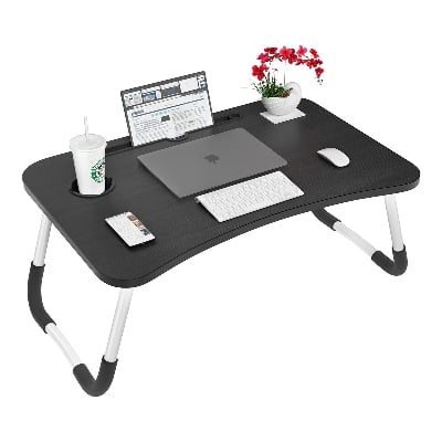 Picture of Portable Foldable Home Laptop/Notebook Stand Desk/Table for Study - Multicolor - Int: One size