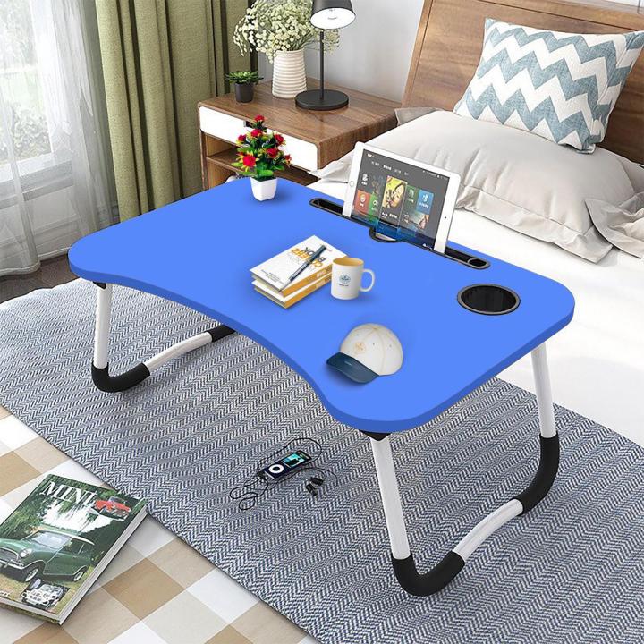 Picture of Portable Foldable Home Laptop/Notebook Stand Desk/Table for Study - Multicolor - Int: One size