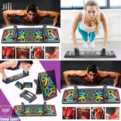 Picture of Foldable Push Up Board Push-Up Rack - Fitness Mart Multifunction 9 In 1 - Multicolor - Int: One size