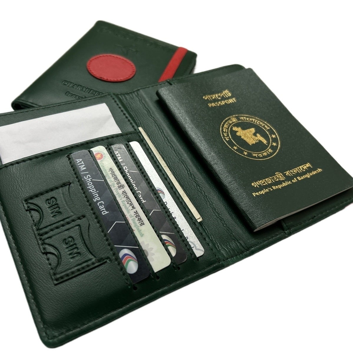 Picture of Smart Passport Covers Holder Wallet Case-New 2024 - Green - Int: One size