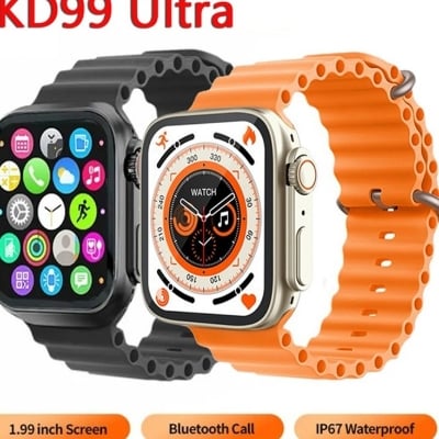 Picture of New-2024 Tookss KD99 Ultra Smart Watch Series 8 1.99 Inches Smartwatch Men Women Bluetooth Call Waterproof IP67 Wireless Charging HD Screen - Multicolor - Int: One size