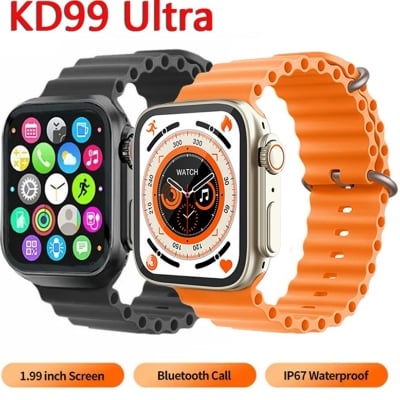 Picture of New-2024 Tookss KD99 Ultra Smart Watch Series 8 1.99 Inches Smartwatch Men Women Bluetooth Call Waterproof IP67 Wireless Charging HD Screen - Multicolor - Int: One size