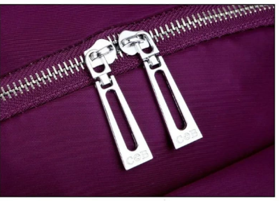 Picture of Nylon Backpack Durable Waterproof Casual Shoulder Bag (purple Color) - Purple - Int: One size