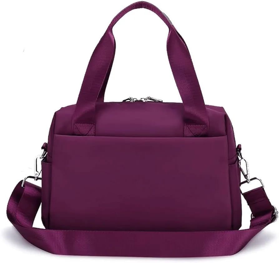 Picture of (Purple Color)Waterproof Messenger Cross Body Ladies Handbag Bag Shoulder Bag Womens Purse - Purple - Int: One size