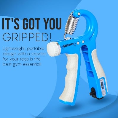 Picture of 6-50Kg Adjustable Heavy Grips Hand Gripper Gym Power Fitness Hand Exerciser Grip (Multi Color) - Int: One size