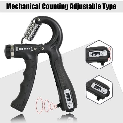 Picture of 6-50Kg Adjustable Heavy Grips Hand Gripper Gym Power Fitness Hand Exerciser Grip (Multi Color)