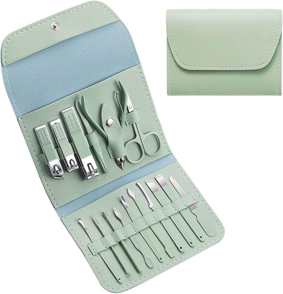 Picture of 16 PCS Stainless Steel Portable Nail Clipper Set Professional Pedicure Kit Beauty Manicure Set - Multicolor - Int: One size