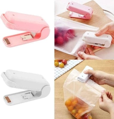 Picture of Portable Sealer Package Mini Sealing Machine Food Snack Clip Heat Sealer Dounp - Int: One size