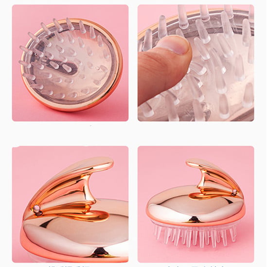 Picture of Soft Silicone Shampoo Brush and Sculp Massager - Multicolor