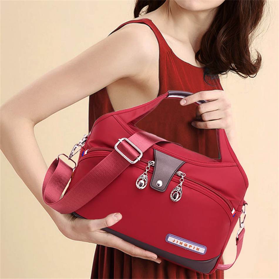 Picture of Red Color-Large Capacity Waterproof Anti-theft Fashion - Red - Int: One size