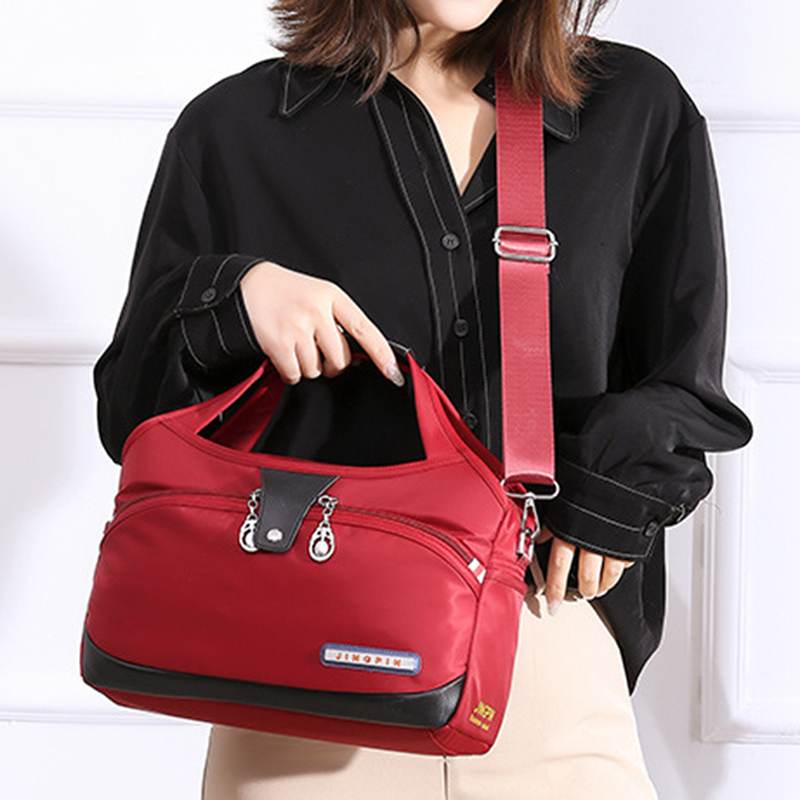 Picture of Red Color-Large Capacity Waterproof Anti-theft Fashion - Red - Int: One size