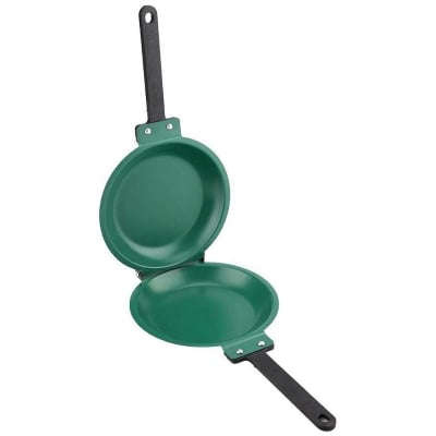 Picture of New 2024-Non-stick Ceramic Pancake Maker Cake Porcelain Frying Pan Nonstick Healthy General Use For Gas And Induction Cooker - Green - Int: One size