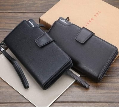 Picture of Long Leather Card Holder Wallet For Men And Women Long Purse High Quality Wallets - Wallet For Men - Money Bag For Men - Multicolor - Int: One size