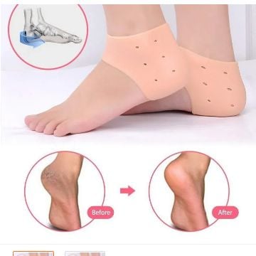 Picture of **Heel Anti-Crack Socks to Eliminate Cracks Feet Skin Care// - Multicolor - Int: One size