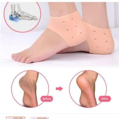 Picture of **Heel Anti-Crack Socks to Eliminate Cracks Feet Skin Care// - Multicolor - Int: One size