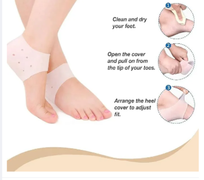 Picture of **Heel Anti-Crack Socks to Eliminate Cracks Feet Skin Care// - Multicolor - Int: One size