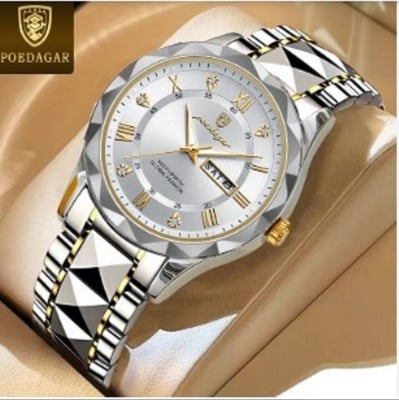 Picture of Poedagar  Update version 2025 Water Proof Watch Model  Color Silver - White.... - Int: One size
