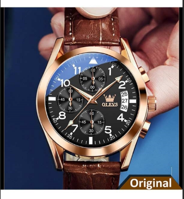 Picture of Exclusive new OLEVS Brands Luxury Men's Watch Code 2827 Black - Int: One size