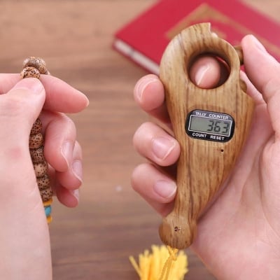 Picture of Rotating Prayer Beads Digital Counter Portable Finger Tasbeeh Misbaha Counter Prayer Islamic Tasbih Muslim Eid Gifts - Int: One size