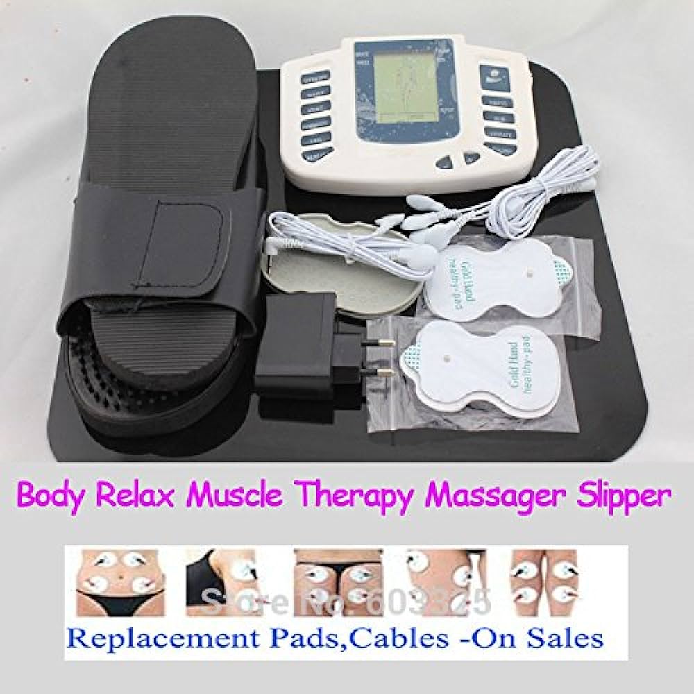 Picture of 4 Models Electric herald Tens Muscle Stimulatar Ems Acupuncture Body Massage Digital Therapy Machine Electrostimulator - White - Int: One size