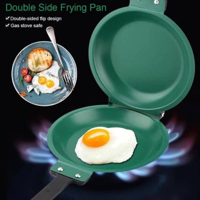 Picture of Double Sided non-stick Frying Pan - Green - Int: One size
