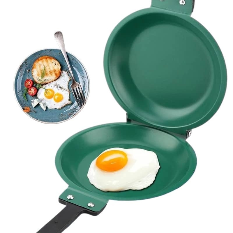 Picture of Double Sided non-stick Frying Pan - Green - Int: One size