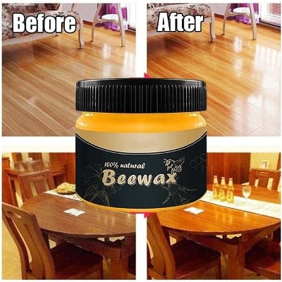 Picture of Mintiml Bwax Wood Polish Polyshing Compound Wax Floor Seasoning Ferr Rap Care Magic Repair - Brown - Int: One size