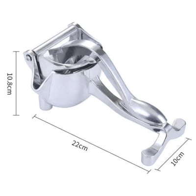 Picture of Efficient Stainless Steel Juice Squeezer: Manual Hand Pressure Juicer for Kitchen, Ideal for Oranges, Pomegranates, and Lemons - Silver - Int: One size