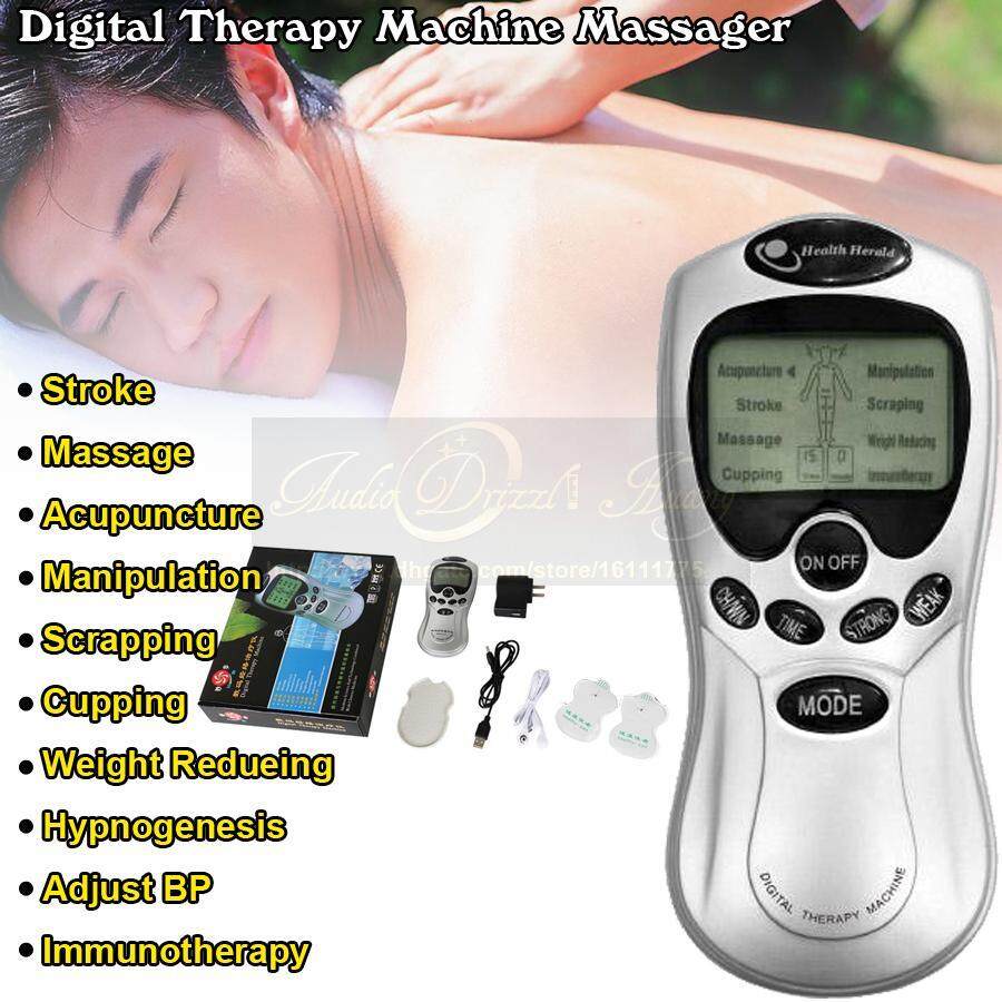 Picture of Digital Therapy Machine Electrostimulator 4 Models Electric herald Tens Muscle Stimulatar Ems Acupuncture Body Massage - White - Int: One size