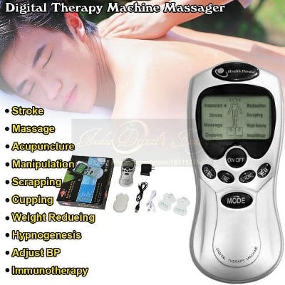Picture of Digital Therapy Machine Electrostimulator 4 Models Electric herald Tens Muscle Stimulatar Ems Acupuncture Body Massage - White - Int: One size
