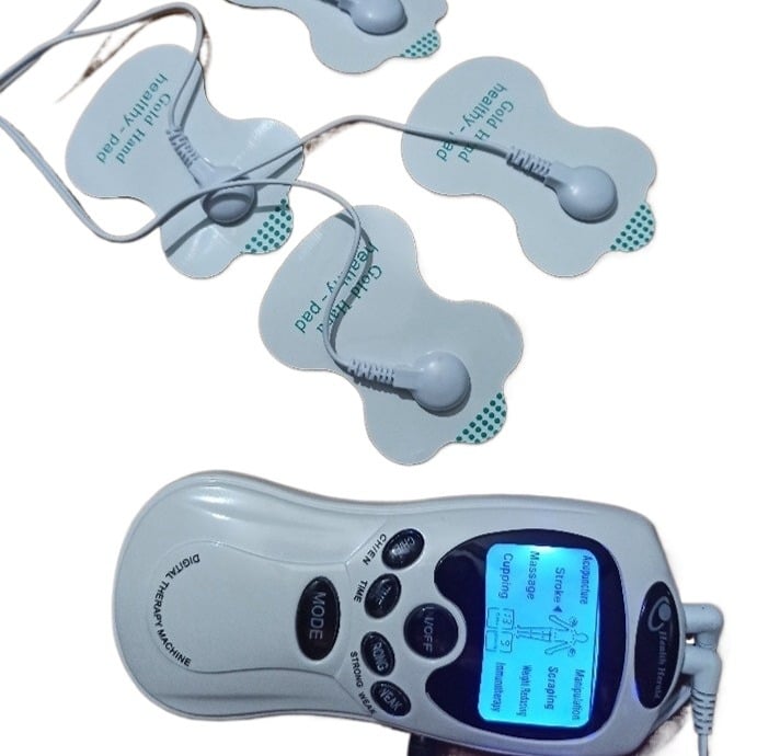Picture of Digital Therapy Machine Electrostimulator 4 Models Electric herald Tens Muscle Stimulatar Ems Acupuncture Body Massage - White - Int: One size