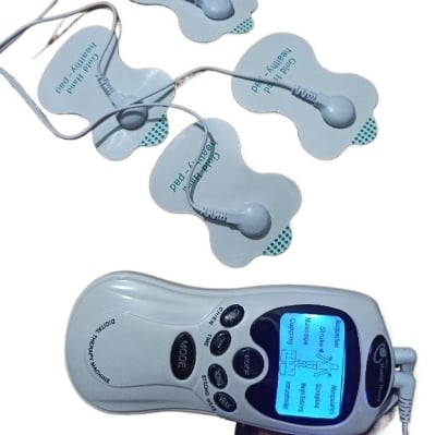 Picture of Digital Therapy Machine Electrostimulator 4 Models Electric herald Tens Muscle Stimulatar Ems Acupuncture Body Massage - White - Int: One size