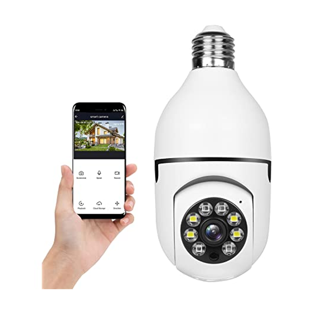 Picture of **Original Blub IP Camera V380 Pro App** - White - Int: One size