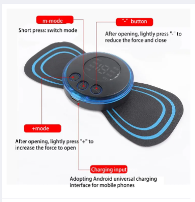 Picture of 2 Pad Smart Pocket Body Massager.. - Black