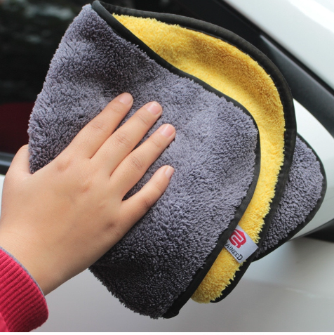 Picture of Car washing towel thickened large water absorption coral velvet wiping scarf double -sided car washing car cleaning car clean towel - Multicolor - Int: One size