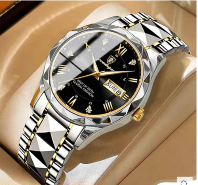 Picture of Poedagar  Update version 2025 Water Proof Watch Model  Color Silver - Black... - Int: One size