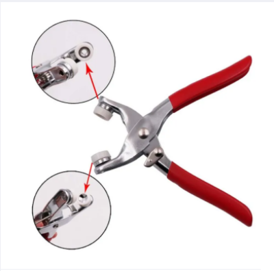 Picture of Press Studs For 9.5mm Rivet Buckle Five Claw Buckle Snap Buttons Buttons Fastener Hand Pressure Plier Pliers Snap Install Tool Claw Buckle Install Tool - Multicolor - Int: One size