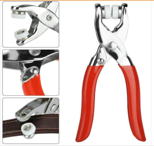 Picture of Press Studs For 9.5mm Rivet Buckle Five Claw Buckle Snap Buttons Buttons Fastener Hand Pressure Plier Pliers Snap Install Tool Claw Buckle Install Tool - Multicolor - Int: One size