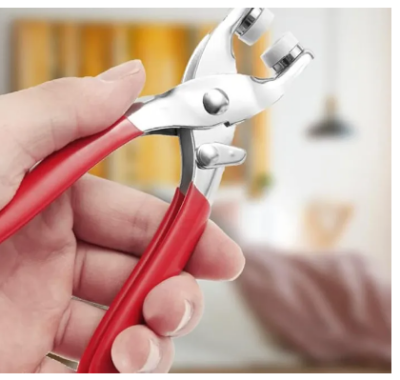 Picture of Press Studs For 9.5mm Rivet Buckle Five Claw Buckle Snap Buttons Buttons Fastener Hand Pressure Plier Pliers Snap Install Tool Claw Buckle Install Tool - Multicolor - Int: One size