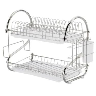 Picture of New //2 layer kitchen rack - silver - kitchen rack - Silver - Int: One size
