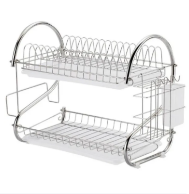 Picture of New //2 layer kitchen rack - silver - kitchen rack - Silver - Int: One size