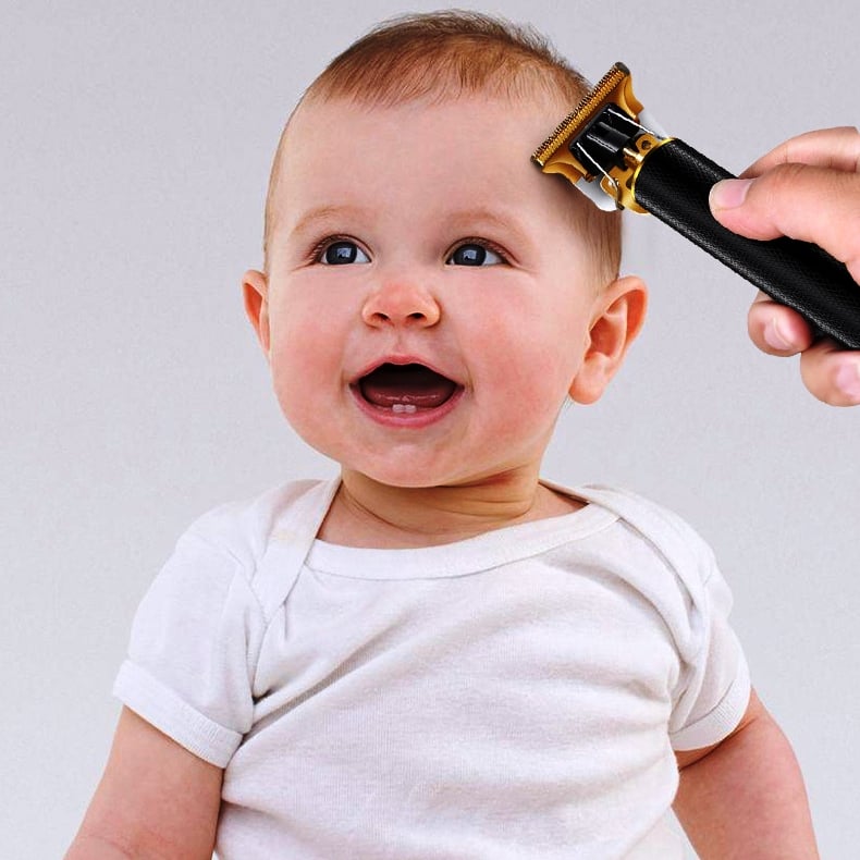 Picture of Vintage T9 Hair Cutting Machine Hair Trimmer Recharge Professional Cordless Hair Trimmer - Gold - Int: One size