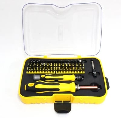 Picture of 58 in 1 Professional Multi-functional Repair Tool Set - Yellow - Int: One size