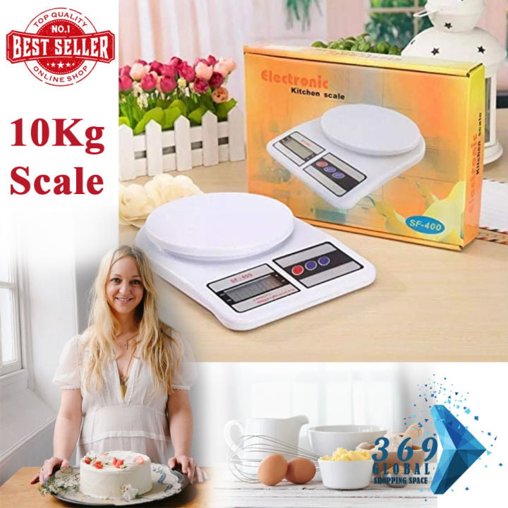 Picture of Digital Scale 10kg 1g Household Weight Scales Platform Electronic Balance Kitchen scale Baking Measure Food Cooking Tools - White - Int: One size