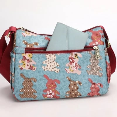 Picture of Korean Sports Travel Shoulder Bag - Light blue - Int: One size