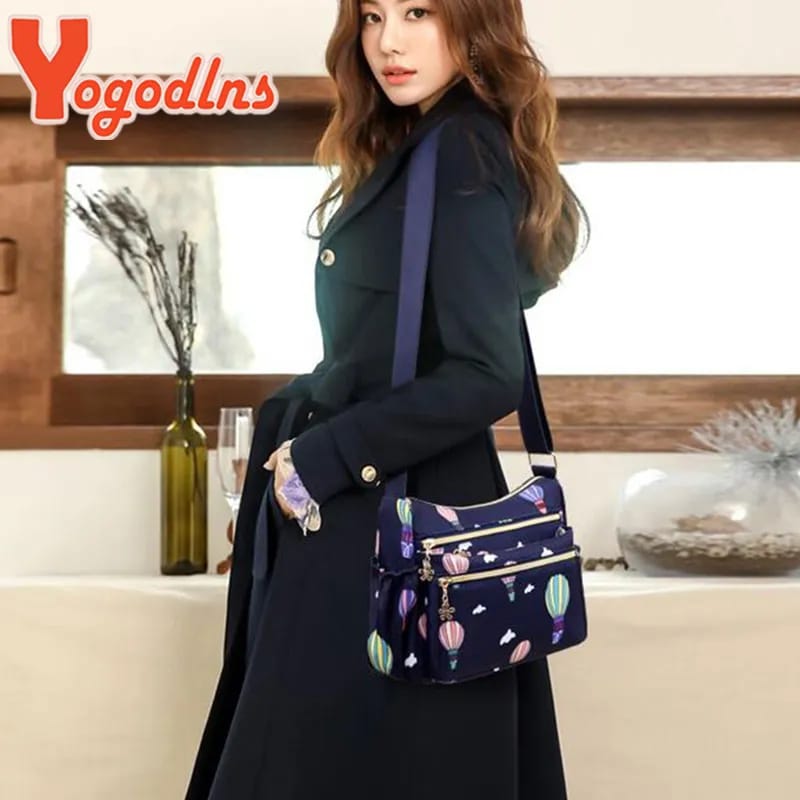 Picture of Korean sports travel shoulder bag Blue Colour - Blue - Int: One size